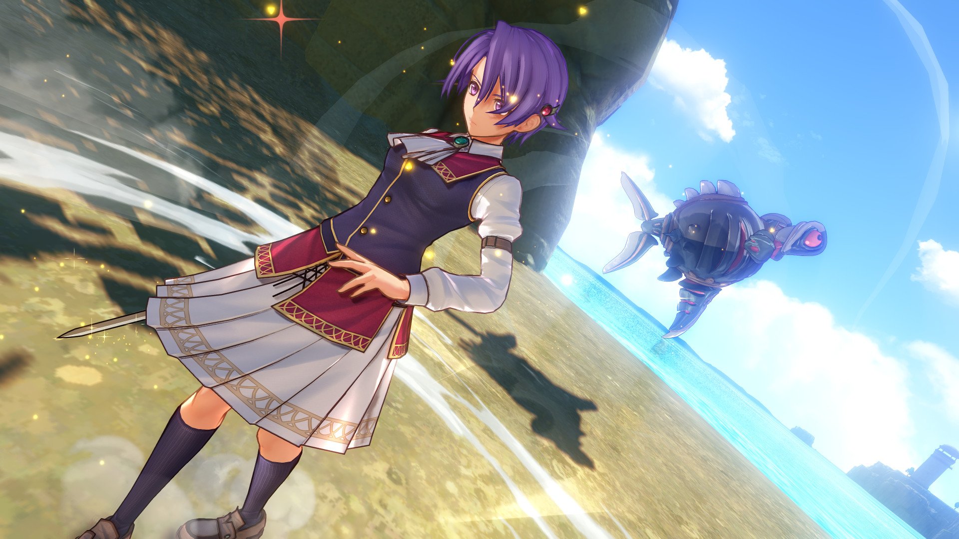De vijfde Trails in the Sky 1st Chapter-personagetrailer maakt een zweefduik
