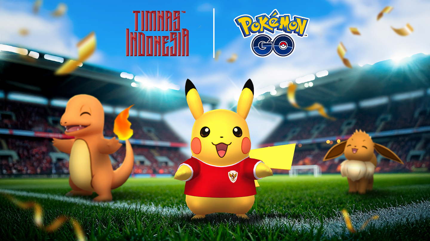 Pikachu in een Indonesia Football Jersey zit onverwacht in Remote Raids!
