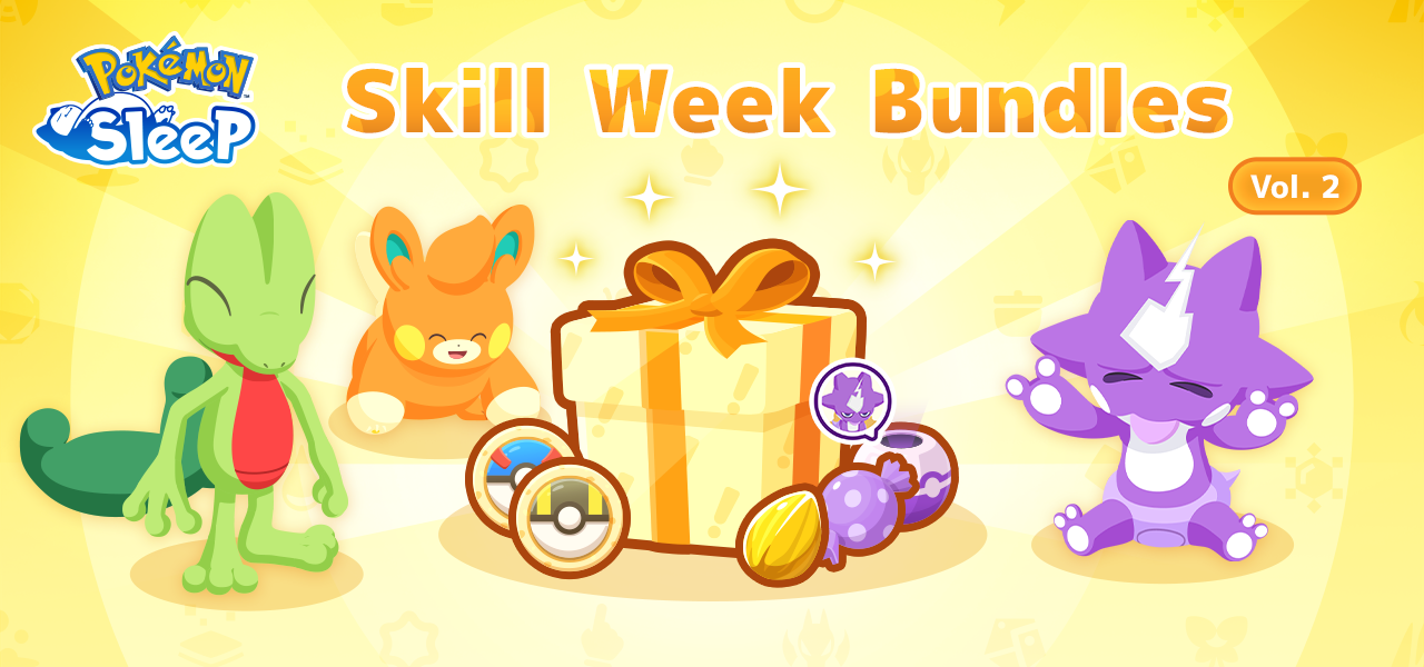 Dit zijn de bundels voor het Super Skill Week Part 2 event in Pokémon Sleep