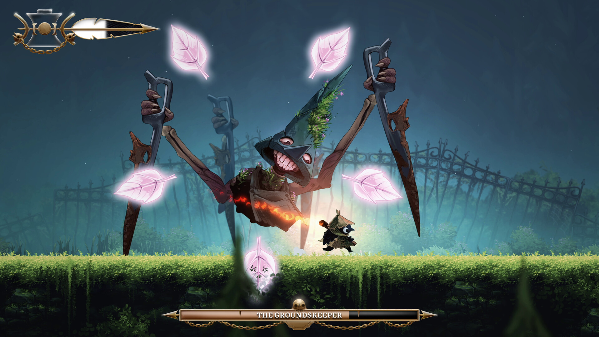 Red je vogelfamilie in de aankomende metroidvania Well Dweller