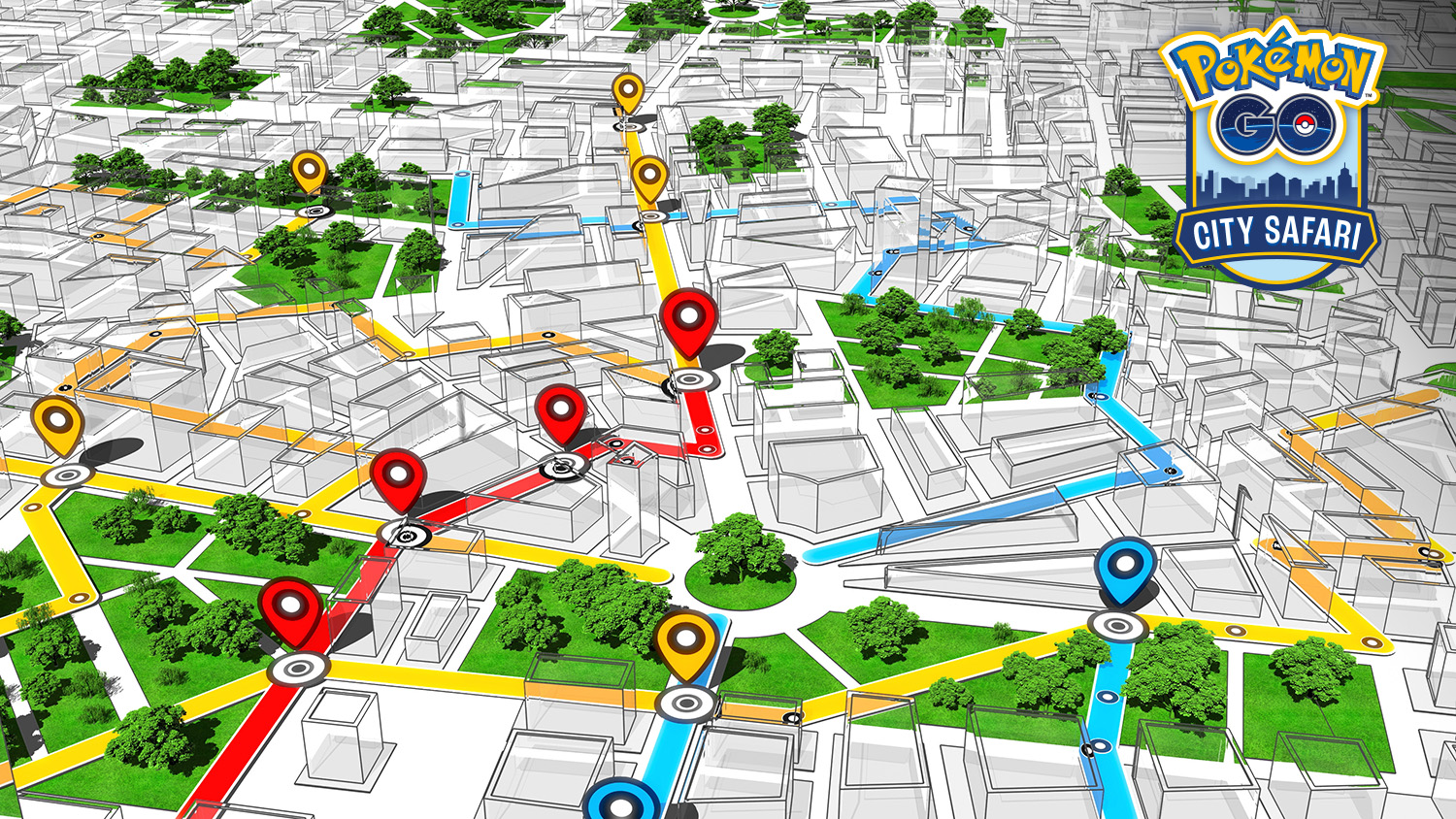De Pokémon GO City Safari-map is live in Campfire
