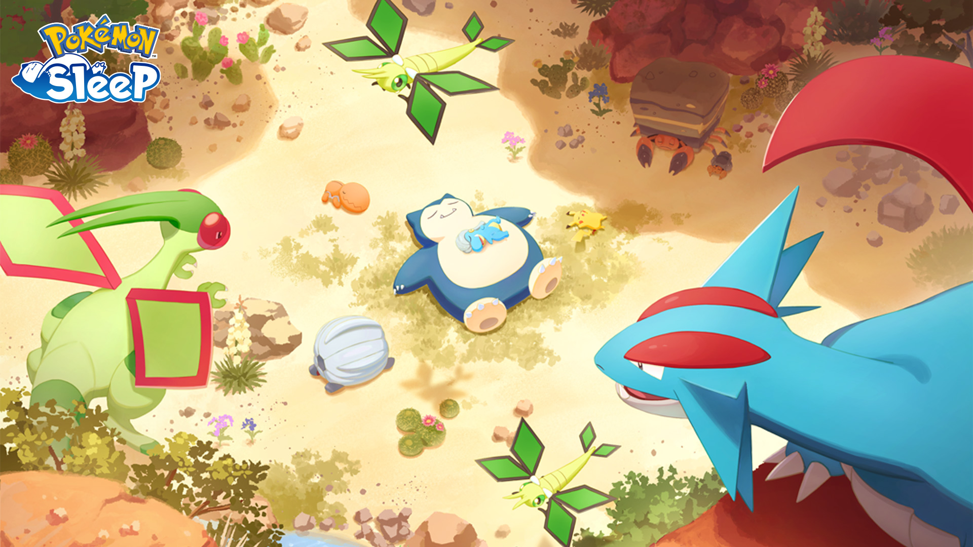 Dit worden de details van het nieuwe gebied in Pokémon Sleep