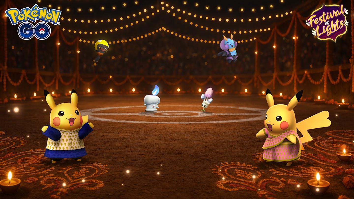 Pikachu wearing a saree en Pikachu wearing a kurta komen terug naar Pokémon GO