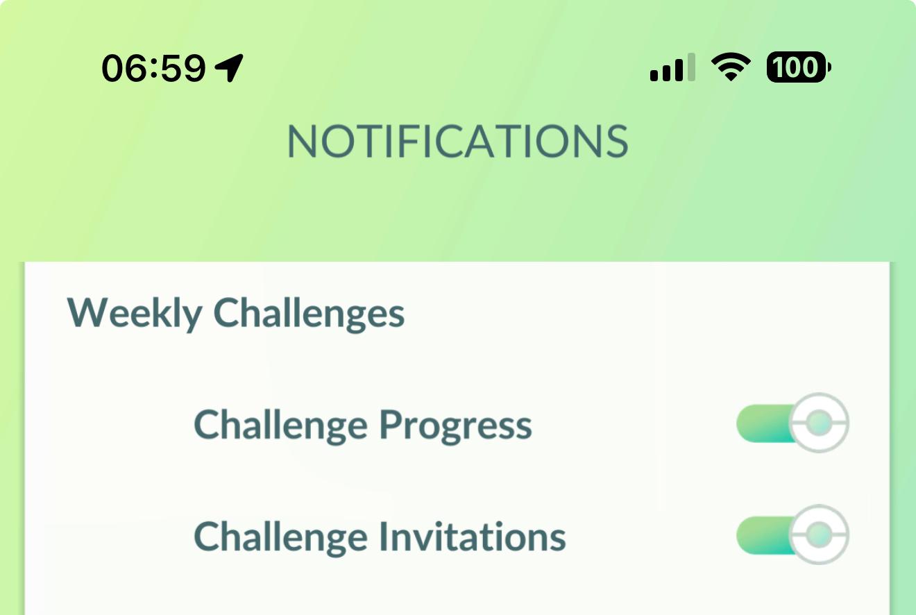 Weekly Challenges lijken op dit moment heel dichtbij
