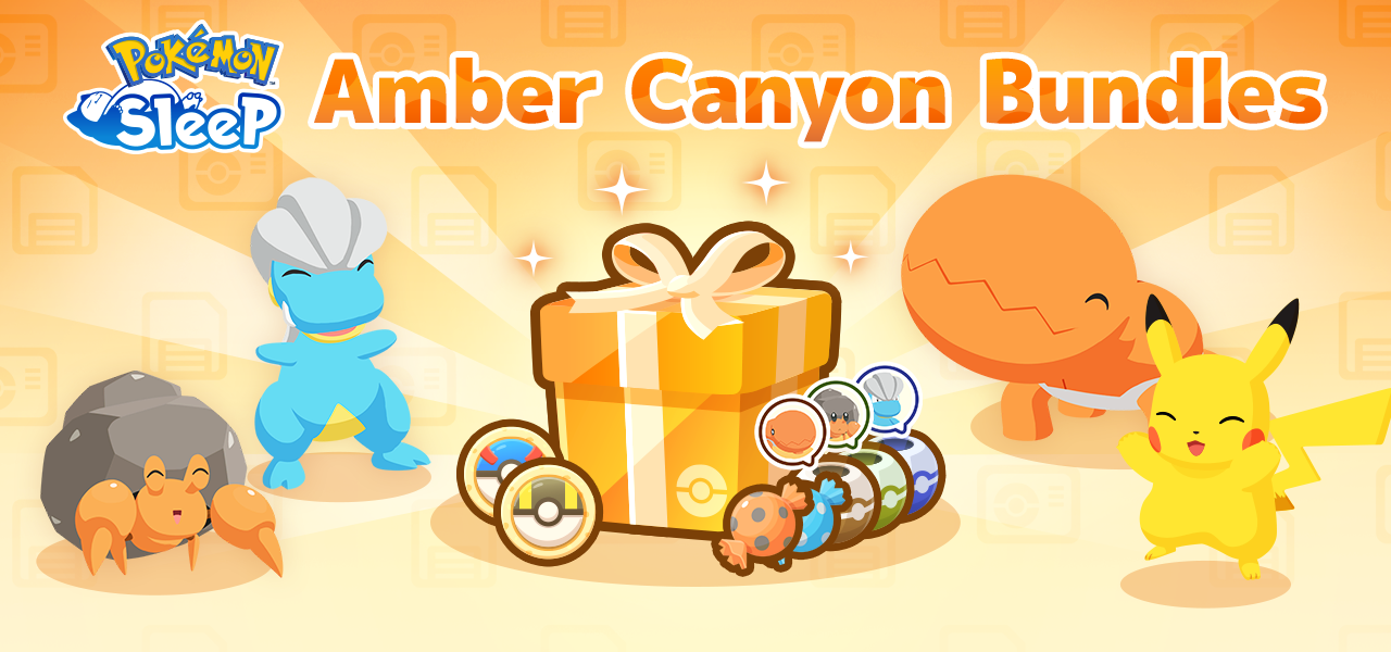 Morgen start het Amber Canyon Debut event in Pokémon Sleep en dit is de inhoud van de bundels