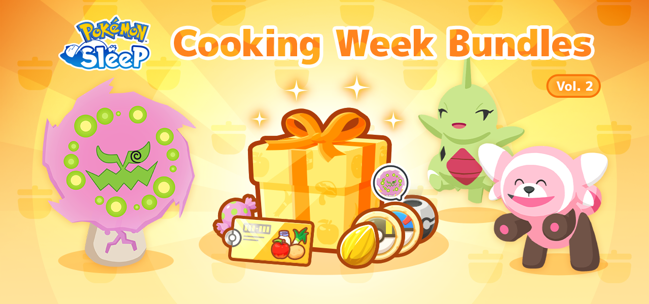 Dit zijn de Packed Portions Cooking Week Part 2 bundels voor Pokémon Sleep