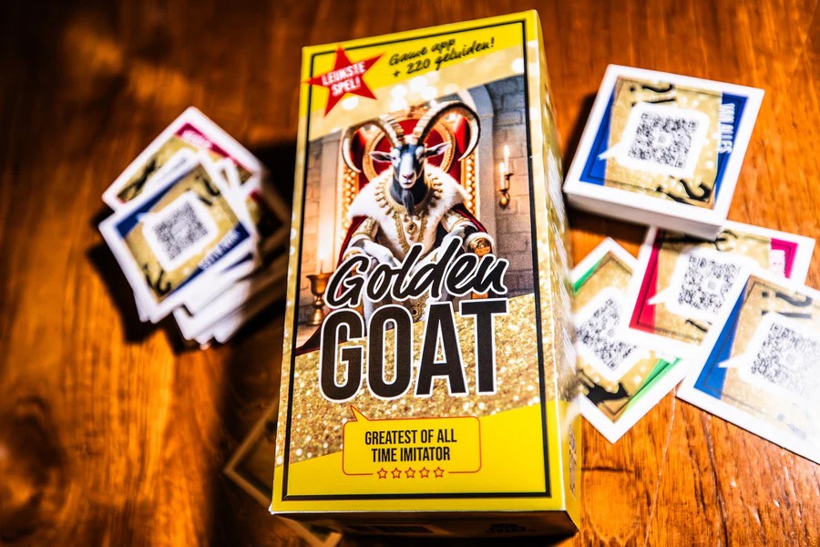 Imiteren en lachen met Golden Goat