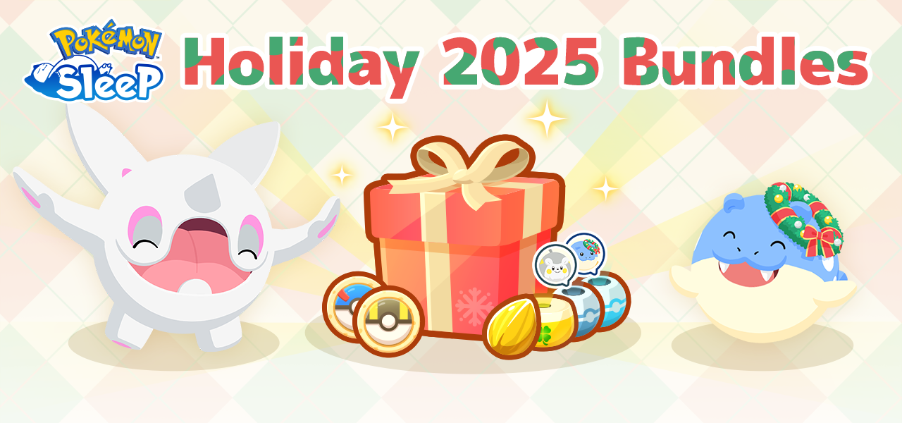 Dit zijn de bundels voor het Holiday 2025 – Double Dream Shard Research event in Pokémon Sleep