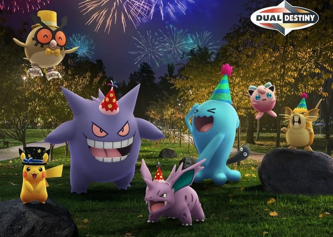 Er zijn meer Pokémon met een gebooste shinykans tijdens het New Year’s-event