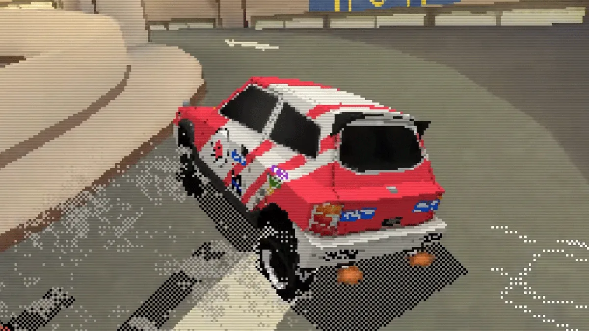 Scheur mee met de Parking Garage Rally Circuit DX-launchtrailer