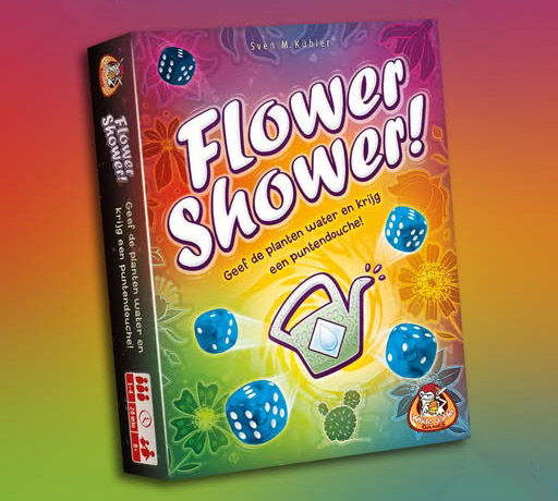 flower shower white goblin games dobbelspel