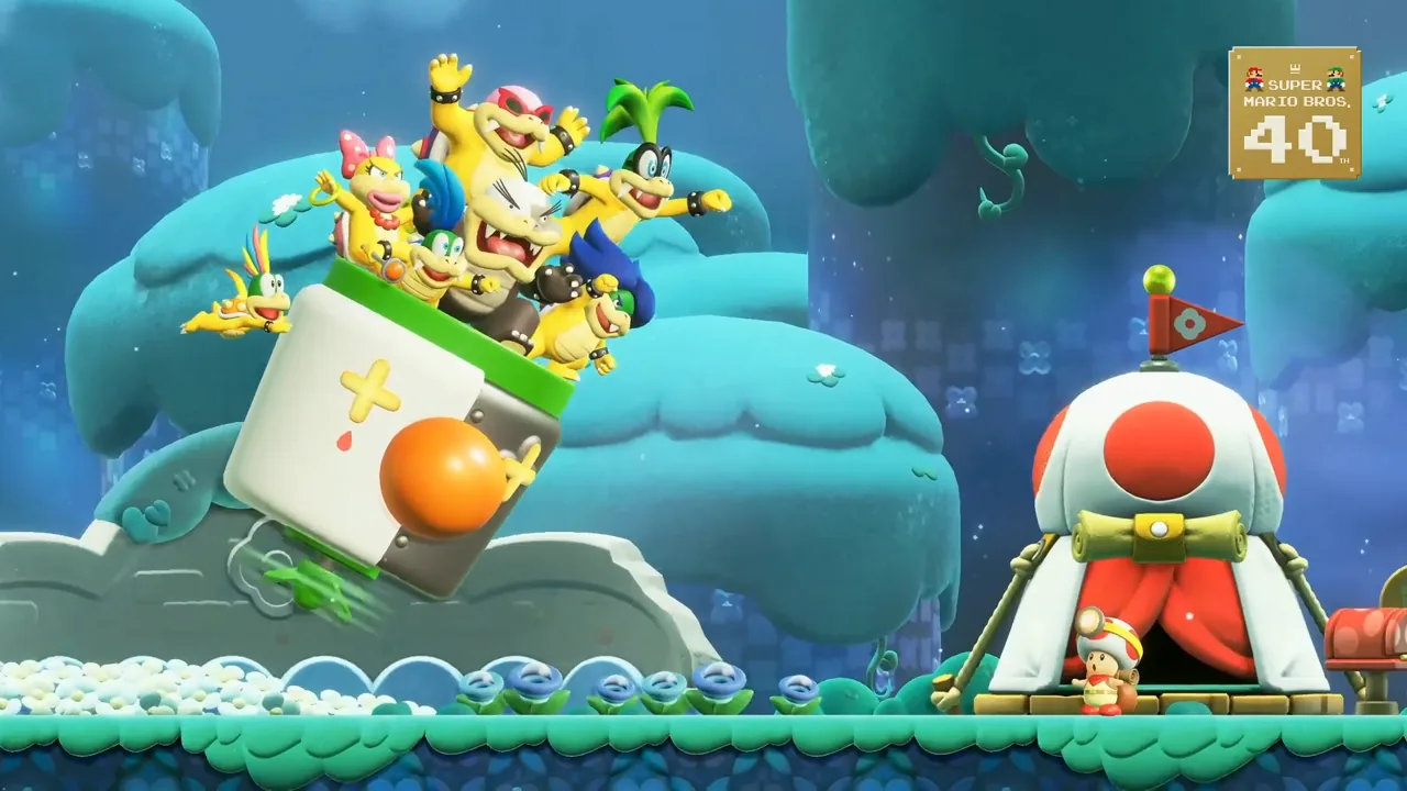 Bekijk nog meer avontuur in de nieuwe Super Mario Bros. Wonder-trailer met aankomende content