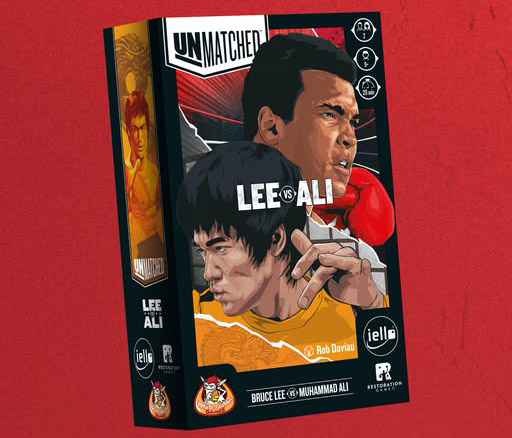 unmatched lee vs ali bordspel