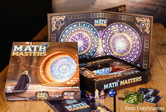 Math Masters bordspel met inhoud