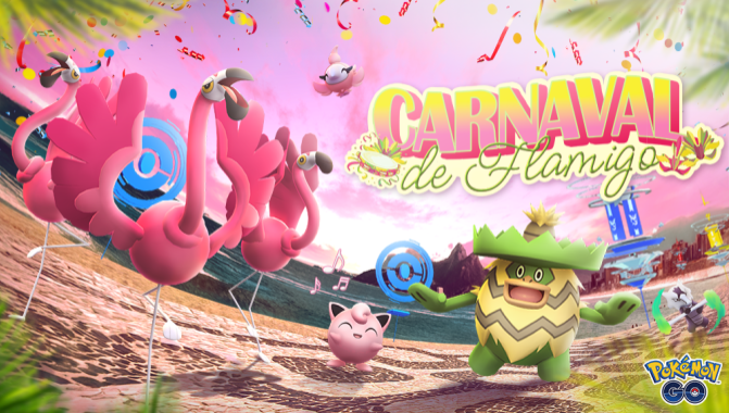 Carnnival de Flamigo Timed Research, Shiny Flamigo