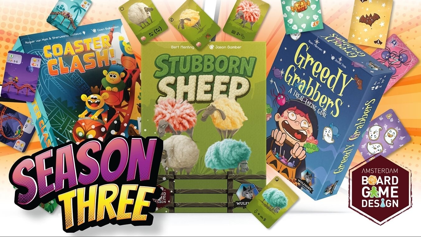 Amsterdam Board Game Design komt met drie nieuwe spellen