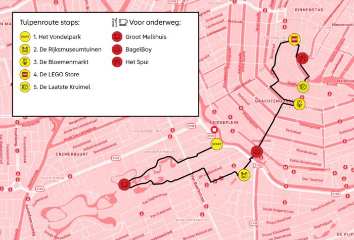 LEGO Tulpenwandeling