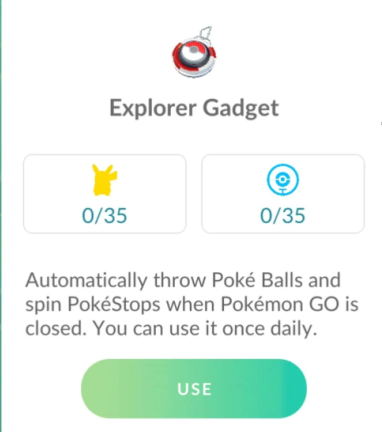 Explorer gadget
