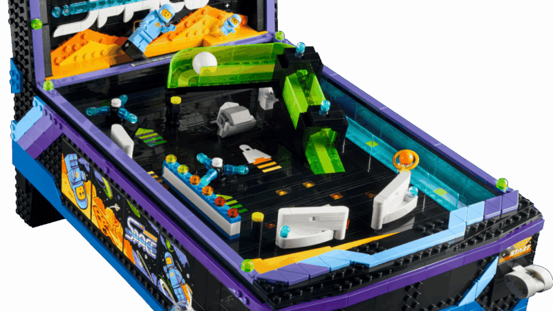 Flipper mee met de LEGO Flipperkast