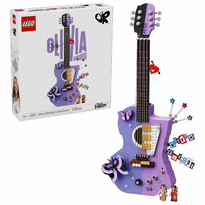 LEGO Olivia Rodrigo's dubbele gitaar