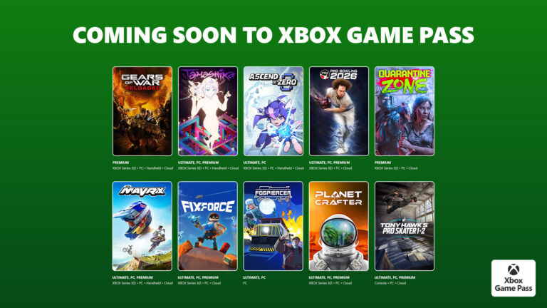 Eerste batch Xbox Game Pass juli 2026 is bekend