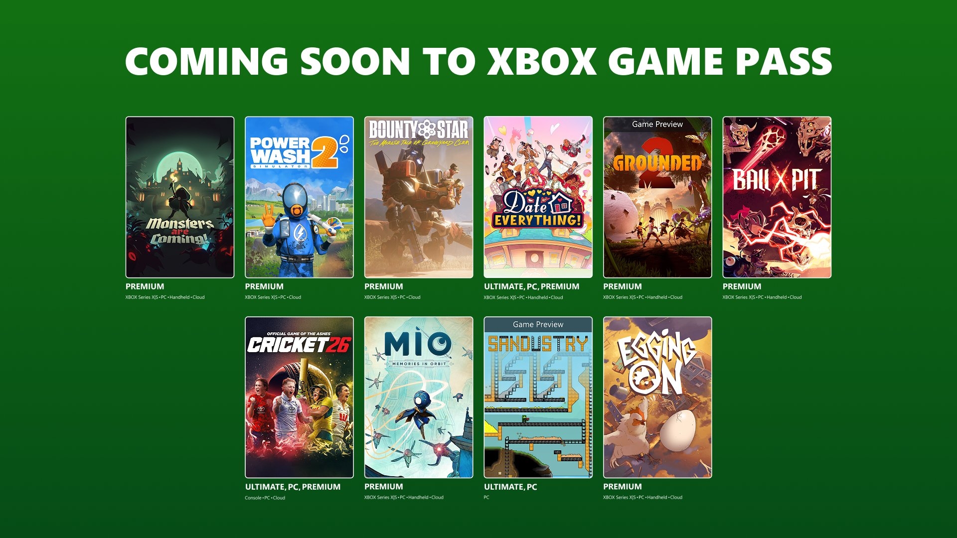 Xbox Game Pass augustus 2026