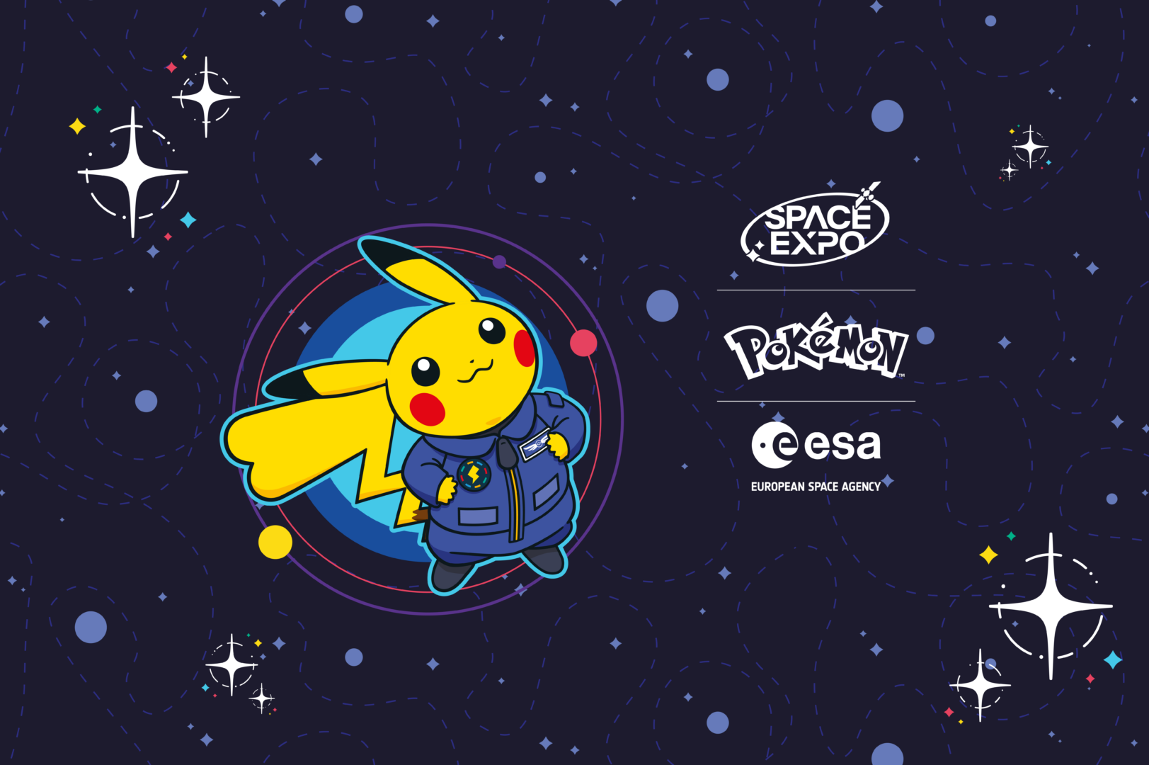 Pokémon x ESA x Space Expo-samenwerking