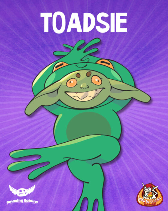 Toadsie amazing goblins verzamelkaart
