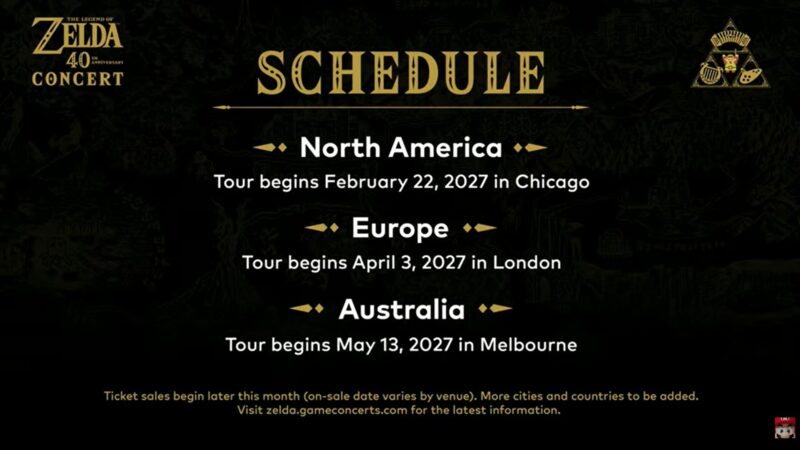 The legend of zelda concerttour