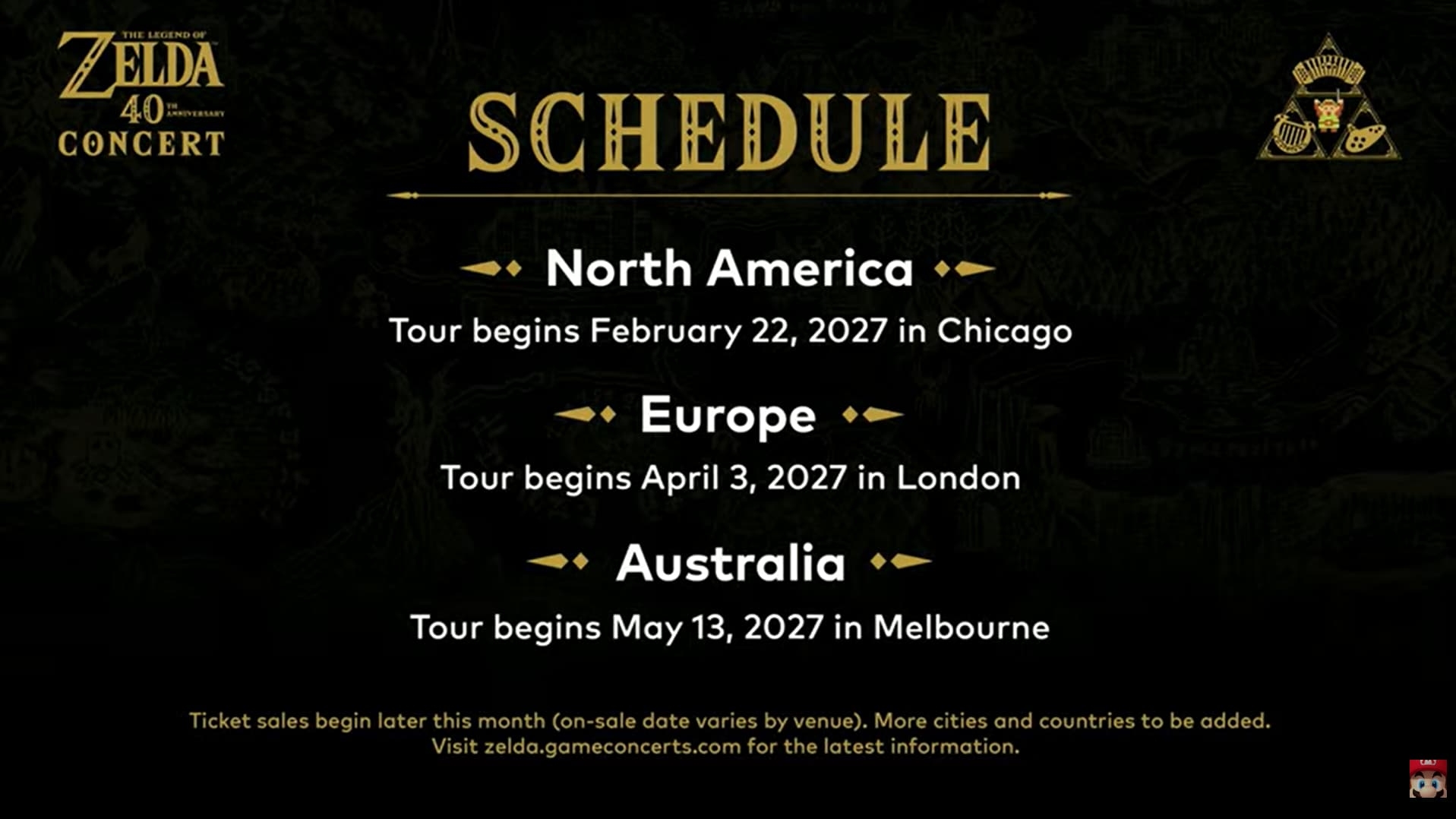 The legend of zelda concerttour
