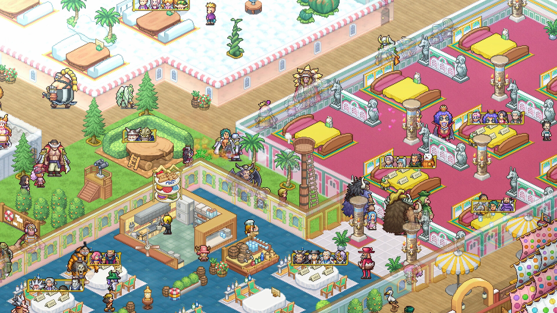 Koken met de straw hat pirates in ONE PIECE: Grand Gourmet