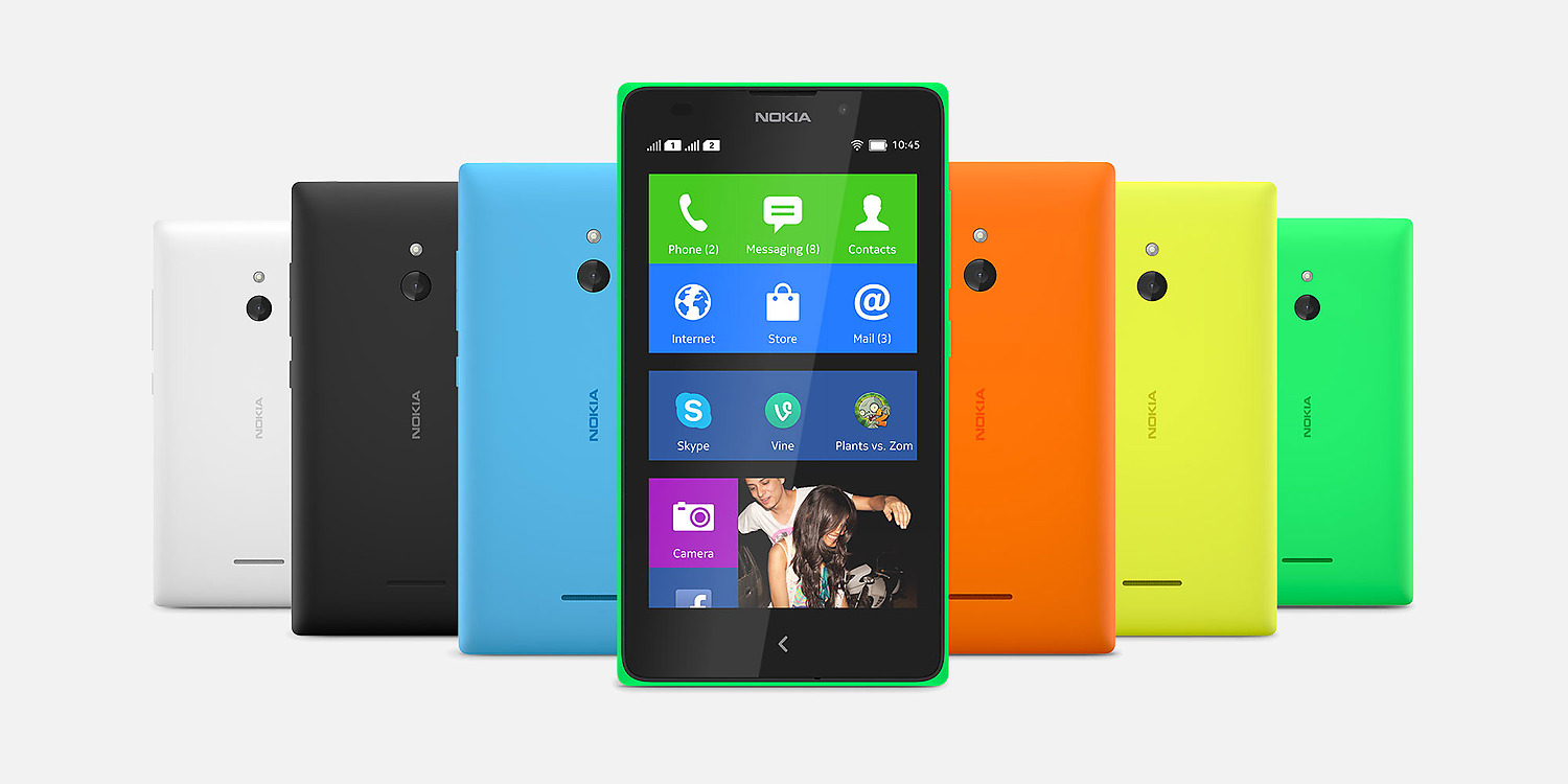 Nokia heeft drie nieuwe Nokia X toestellen aangekondigd