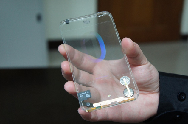 De doorzichtige smartphone