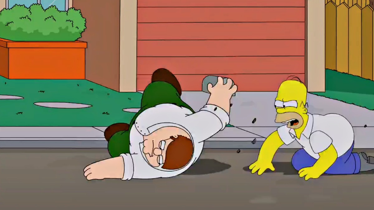 Fragment van Simpsons vs. Family Guy vrijgegeven